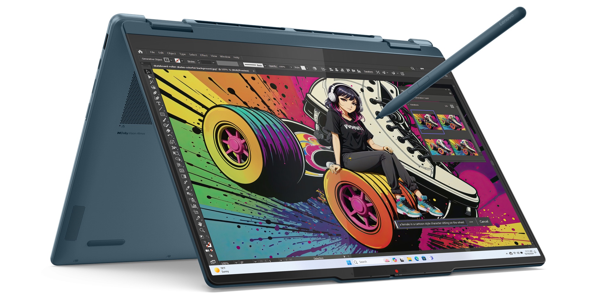 11 Yoga 7 2 in 1 14 10 Tidal Teal Hero Tent e1740765704909 盤點 Lenovo 於 MWC 2025 推出的 AI 技術創新概念筆電 11 Yoga 7 2 in 1 14 10 Tidal Teal Hero Tent e1740765704909
