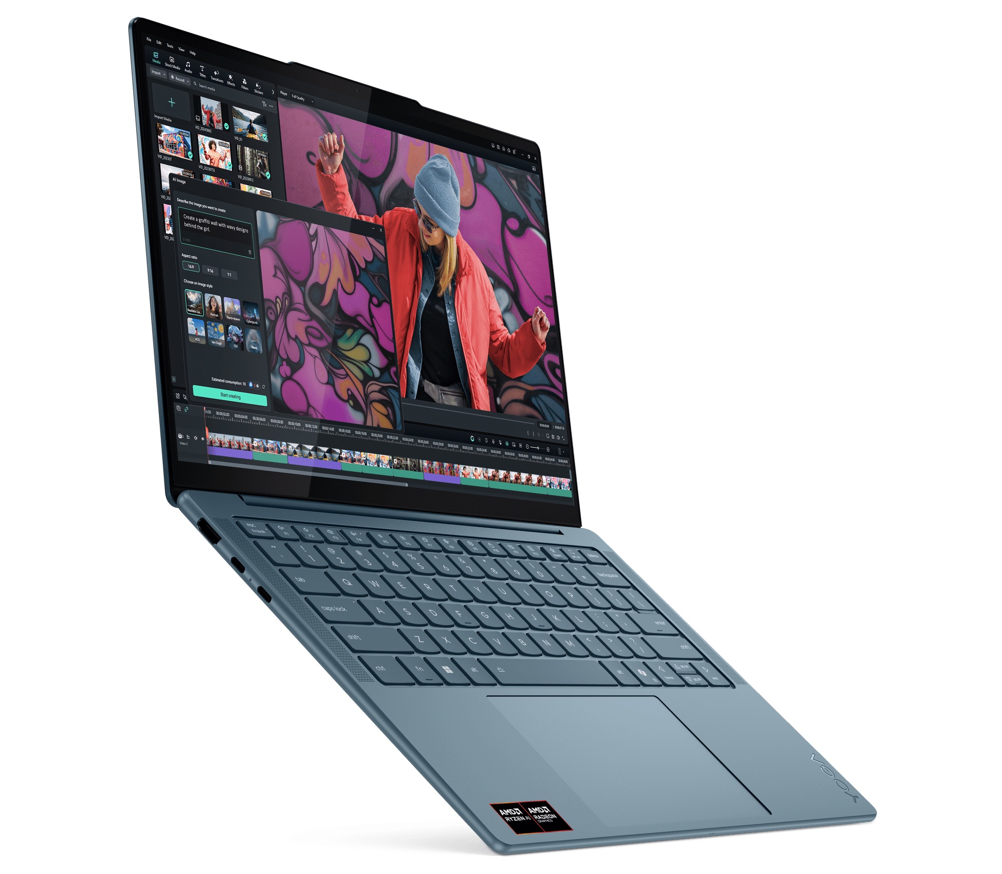14 Lenovo Yoga Slim 7 14 10 Tidal teal WUXGAOLEDtouch 3Q right thin and light e1740765605151 盤點 Lenovo 於 MWC 2025 推出的 AI 技術創新概念筆電 14 Lenovo Yoga Slim 7 14 10 Tidal teal WUXGAOLEDtouch 3Q right thin and light e1740765605151