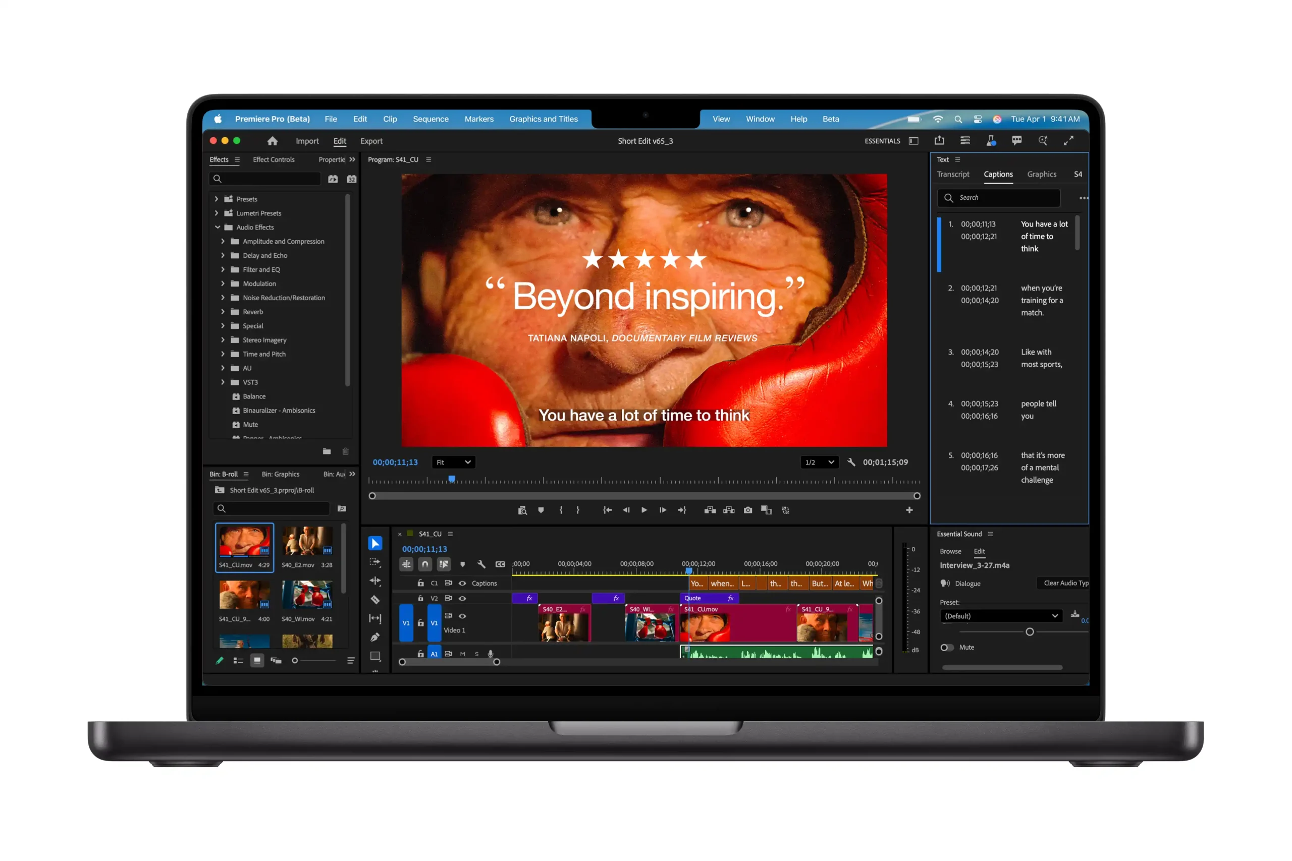 蘋果 M5 晶片懶人包：MacBook Pro、iPad Pro、Vision Pro 重點總整理 Apple MacBook Pro 14 in Adobe Premiere Pro 251015 scaled