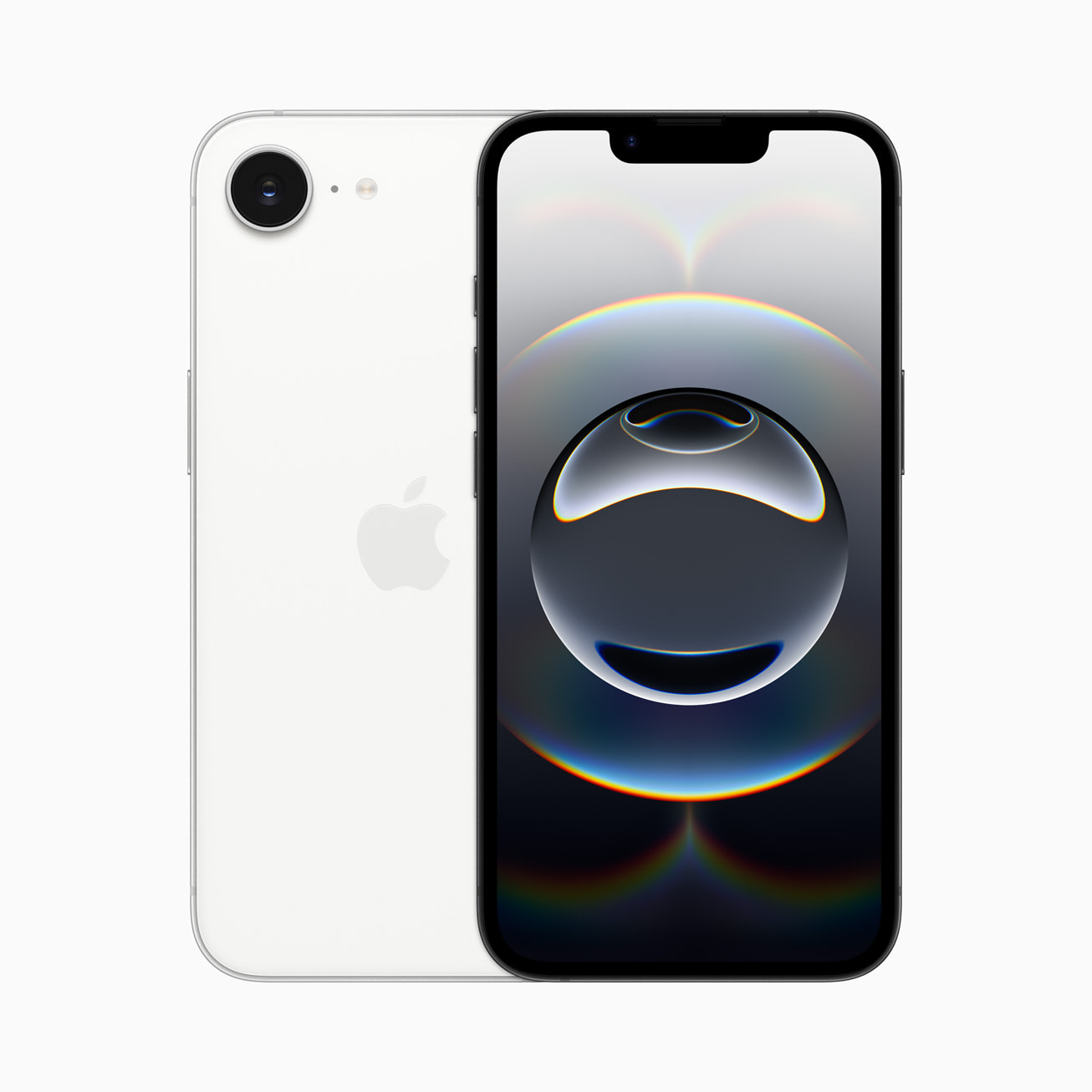 Apple iPhone 16e front and back 買前必看!iPhone 16e 全攻略:完整規格以及優缺點分析 Apple iPhone 16e front and back