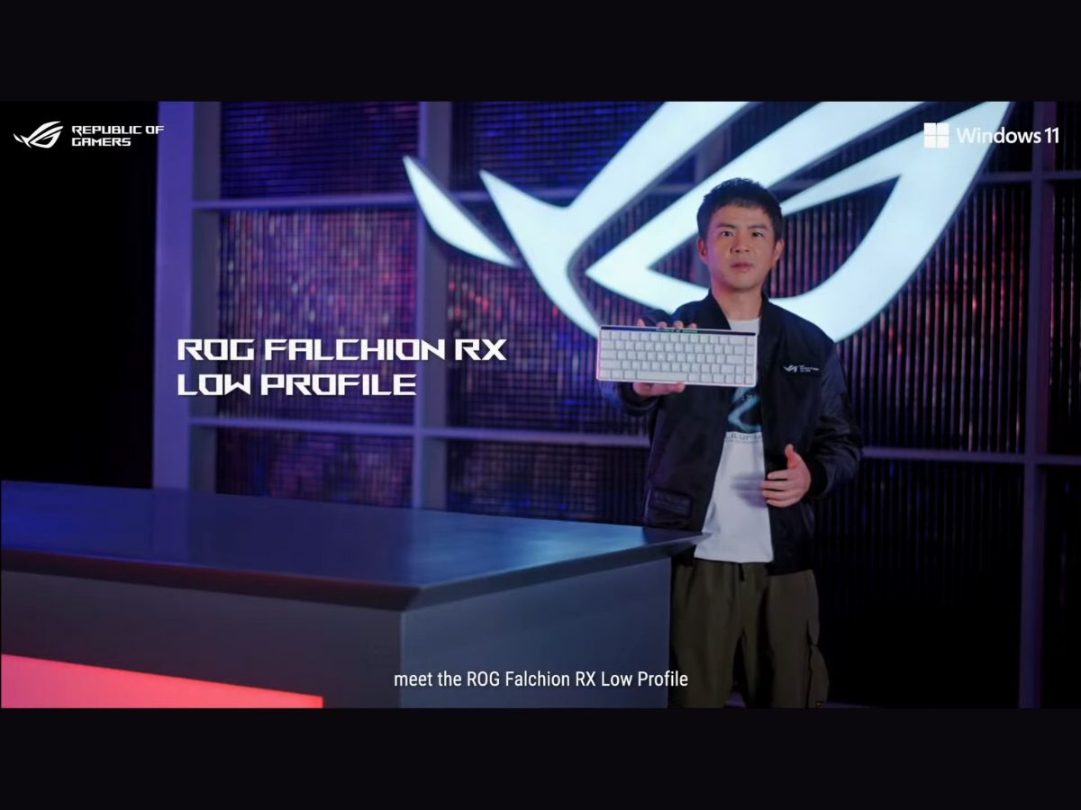 CES 2024 媒體參訪日各大品牌發表重點一次看 Asus ROG keyboard asus
