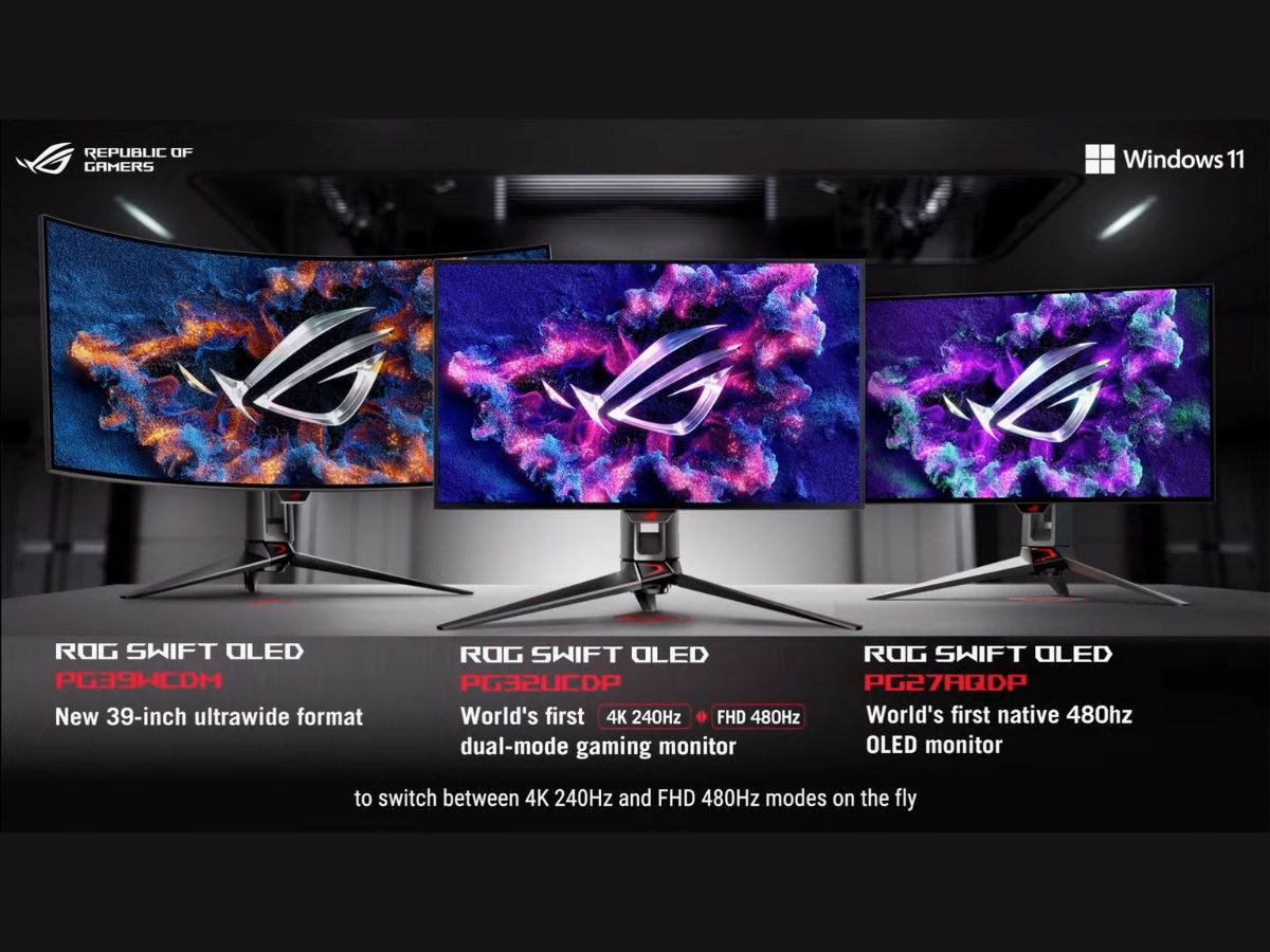 CES 2024 媒體參訪日各大品牌發表重點一次看 Asus ROG monitor asus