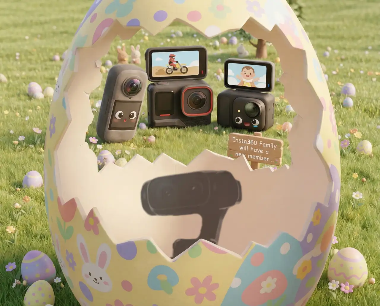 Easter 先別急著買 Pocket 4!Insta360 Luna 雙鏡頭旗艦口袋雲台相機將登場 Easter