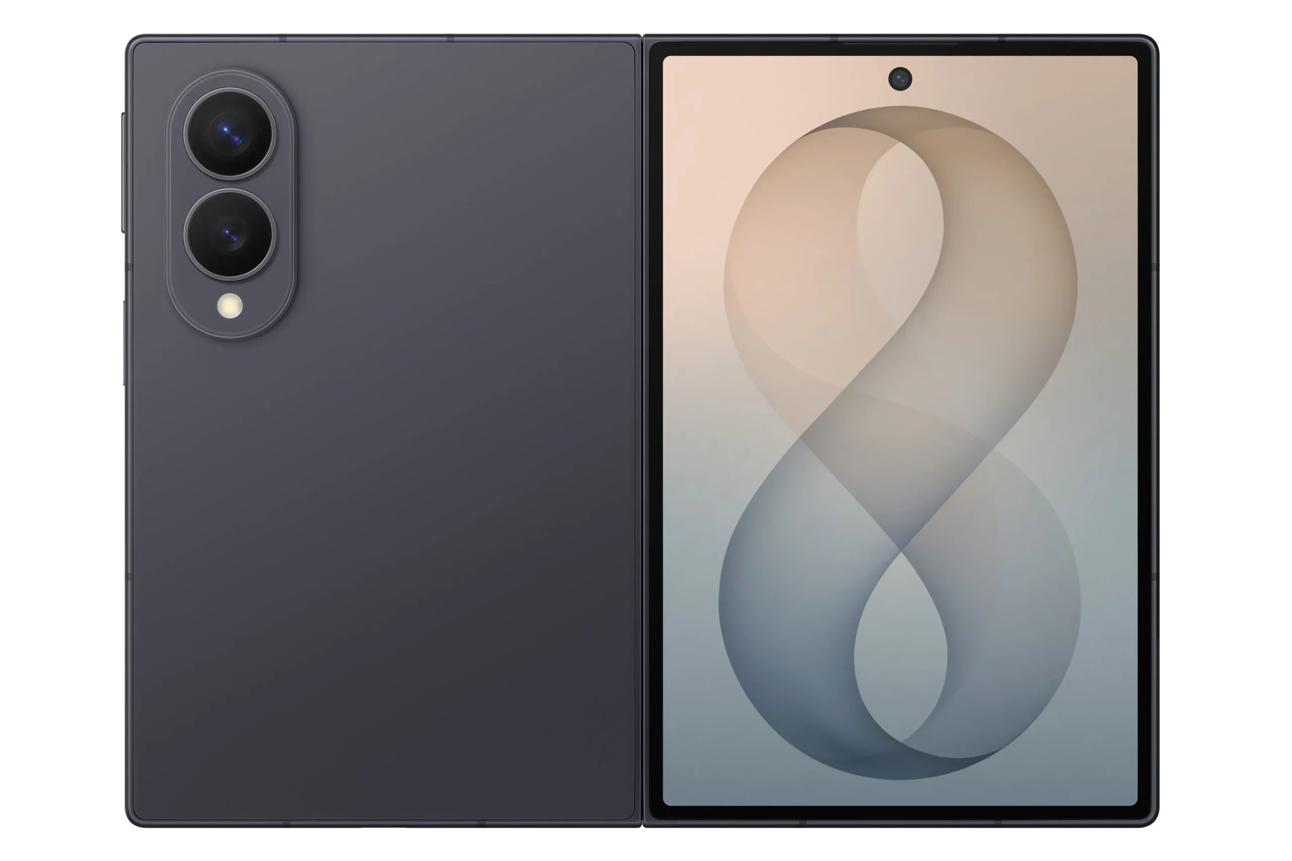 三星 Galaxy Z Fold8 Ultra、Fold8、Flip8 發表：三款摺疊新機有哪些升級？ Galaxy Z Fold8 石墨灰 背面 scaled