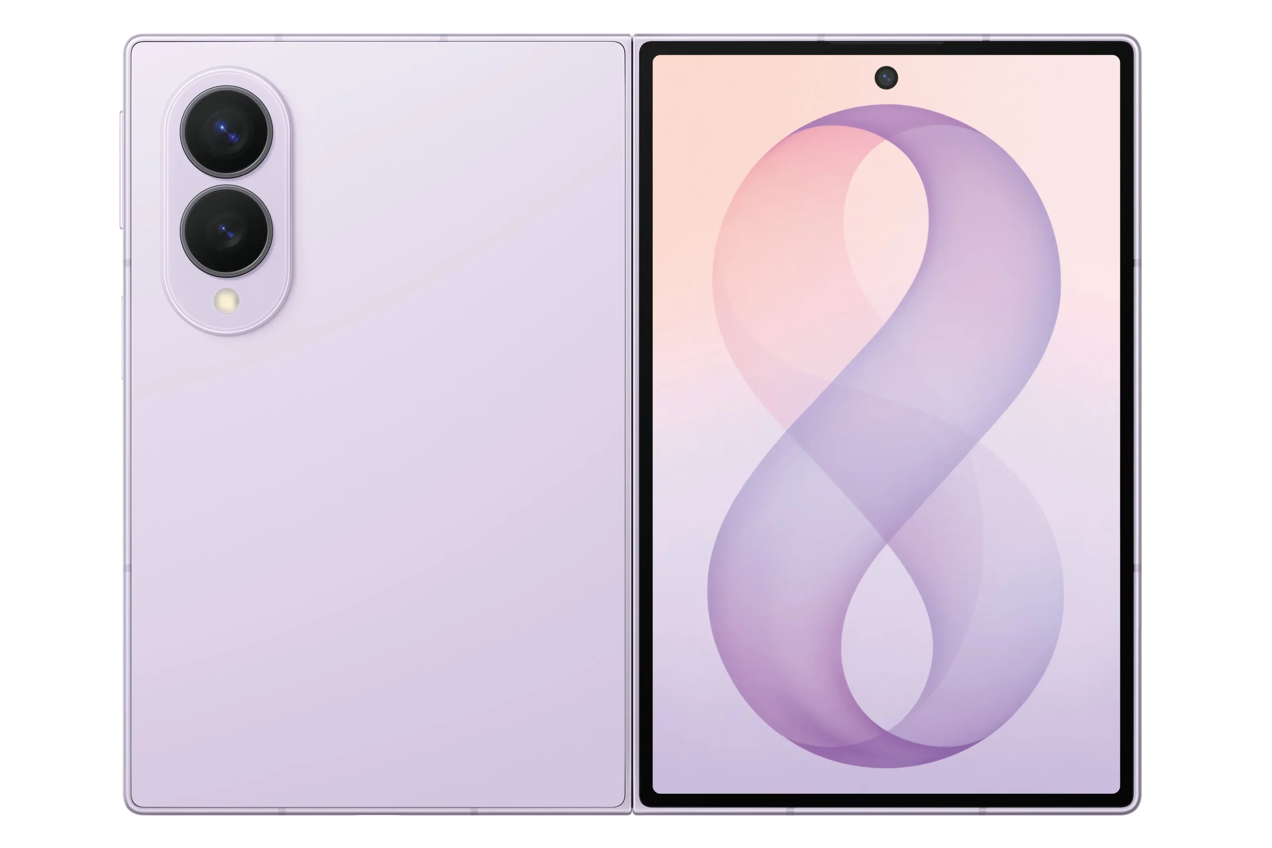 三星 Galaxy Z Fold8 Ultra、Fold8、Flip8 發表：三款摺疊新機有哪些升級？ Galaxy Z Fold8 薰衣紫 背面 scaled