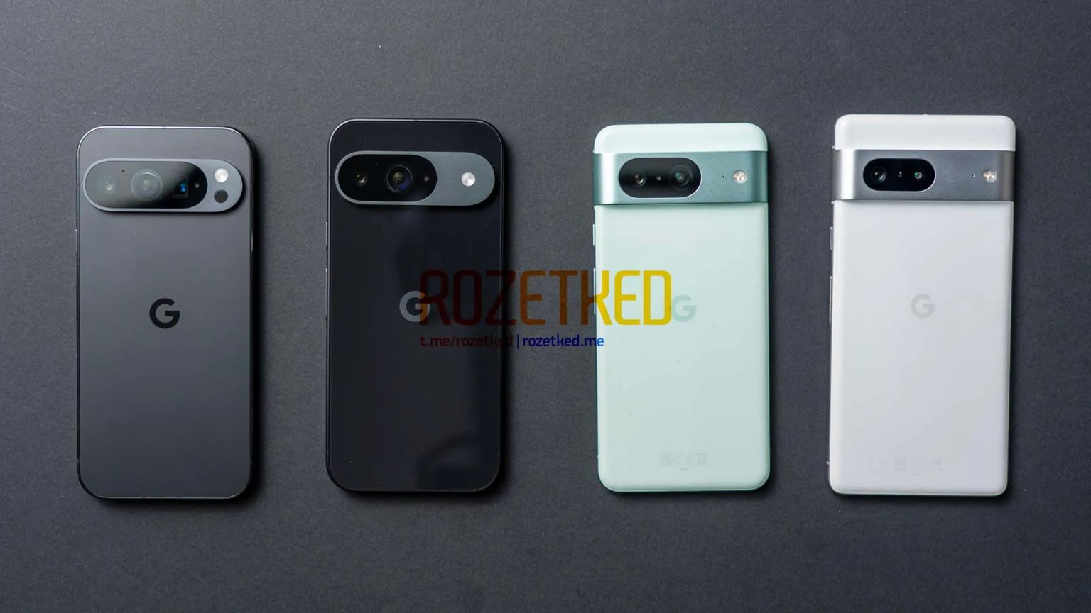 Google Pixel 9 傳聞整理：終於要正面對決 iPhone 了嗎？ Leaked Pixel 9 and Pixel 9 Pro with Pixel 8 and Pixel 7 .jpg