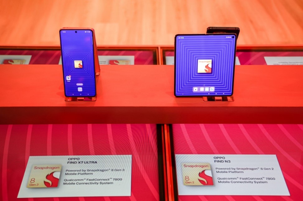 OPPO Find X7 Ultra和OPPO Find N3亮相高通展台 OPPO 於 MWC 2024 發表全新 OPPO Air Glass 3 OPPO Find X7 Ultra和OPPO Find N3亮相高通展台