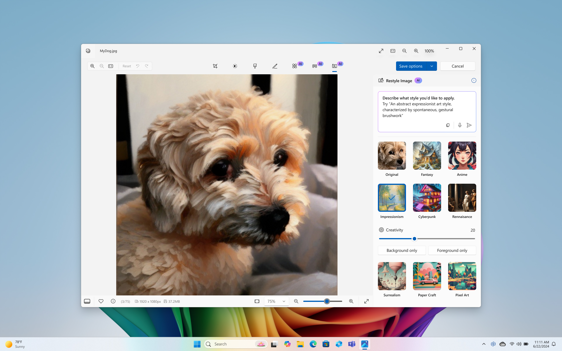Restyle Image 搭載 Snapdragon X 系列處理器的 AI PC 登場,或是說 Copilot+ PC Restyle Image