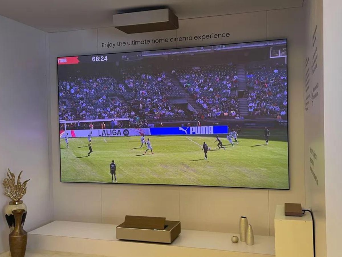 CES 2024 媒體參訪日各大品牌發表重點一次看 Samsung Premiere 8K CNET