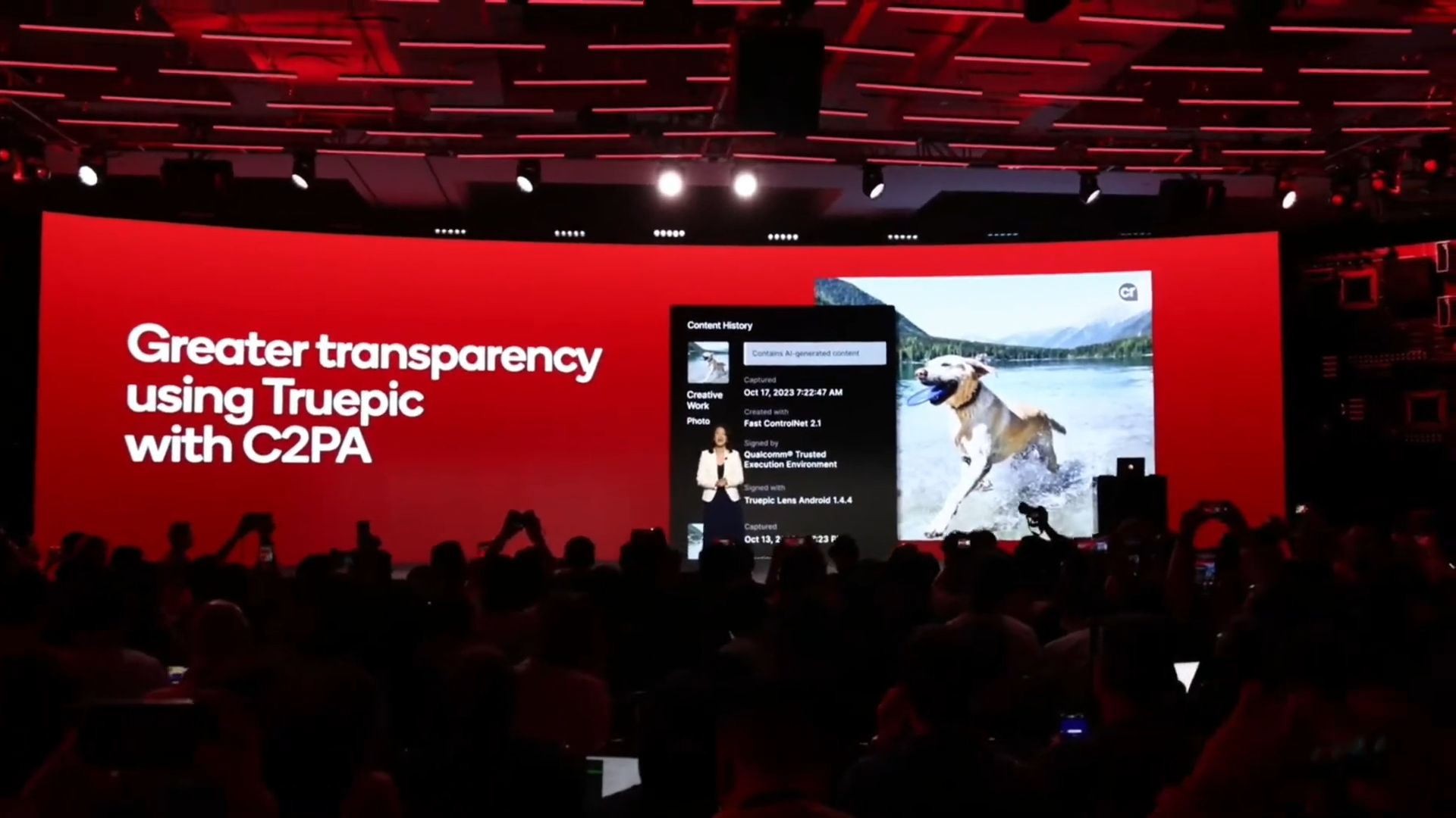 Snapdragon Summit 2023 Keynote Livestream 1 34 56 screenshot 【新聞】高通 Snapdragon Summit 2023 發表會重點整理 Snapdragon Summit 2023 Keynote Livestream 1 34 56 screenshot