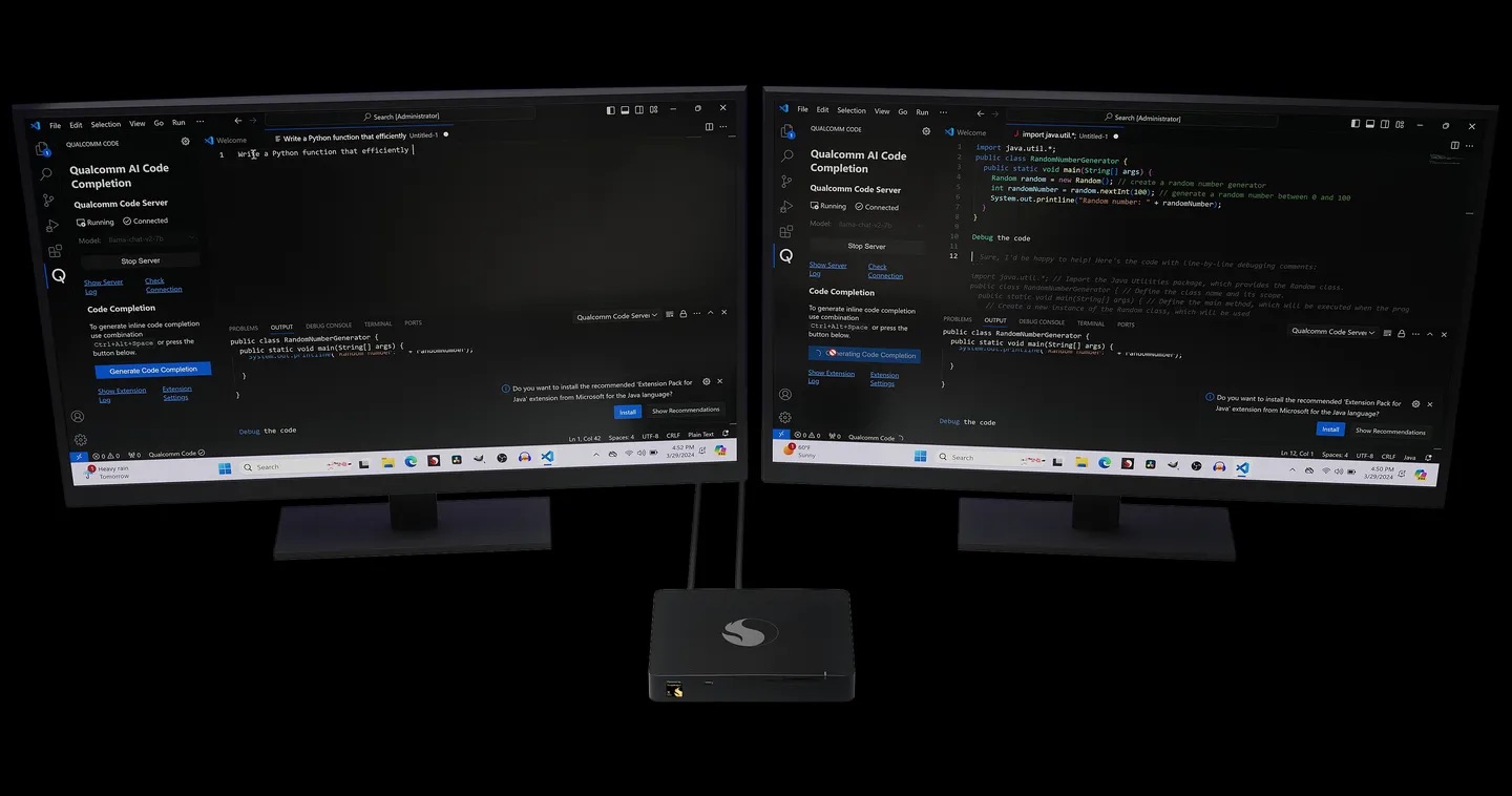 高通推 Windows on Arm 開發者套件，加速 Copilot+ PC 發展 Snapdragon Dev Kit for Windows Hero Transparent