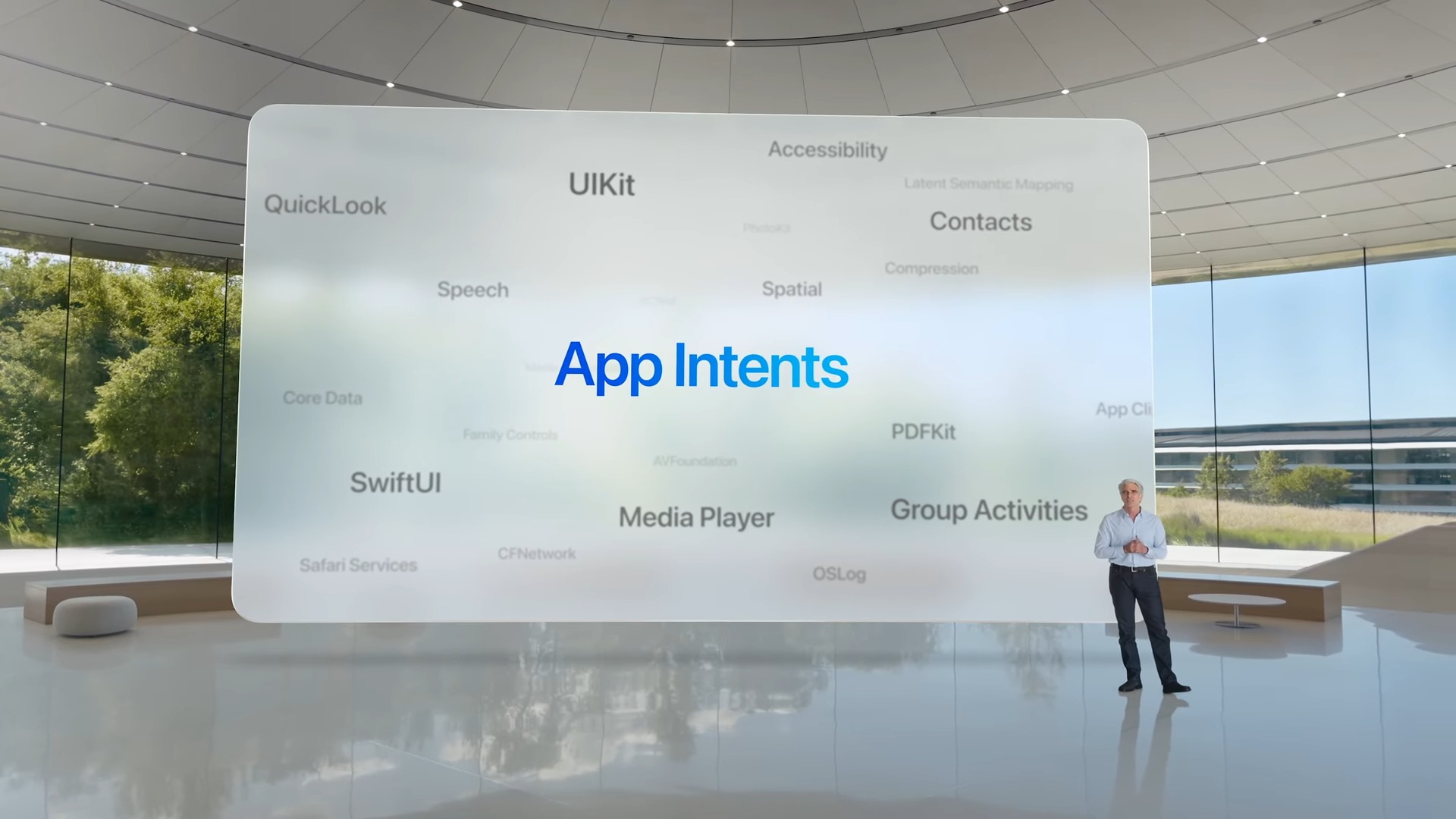 【WWDC 2025】設計和命名規則都改了，那 Apple Intelligence 呢？ WWDC 2025 — June 9 Apple 1 26 27 screenshot