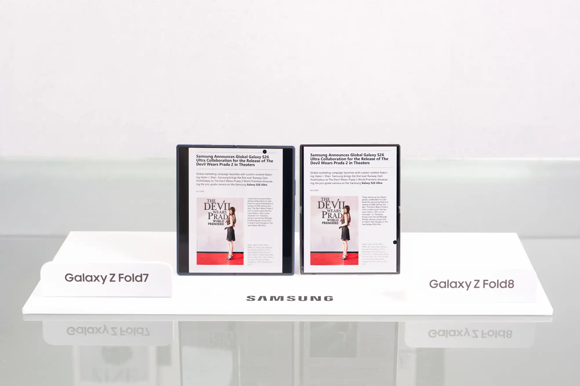 三星 Galaxy Z Fold8 Ultra、Fold8、Flip8 發表：三款摺疊新機有哪些升級？ Z Fold8 帶來更寬廣的視野，讓閱讀、電影與遊戲畫面更具沉浸感，打造更完整、更投入的觀賞體驗