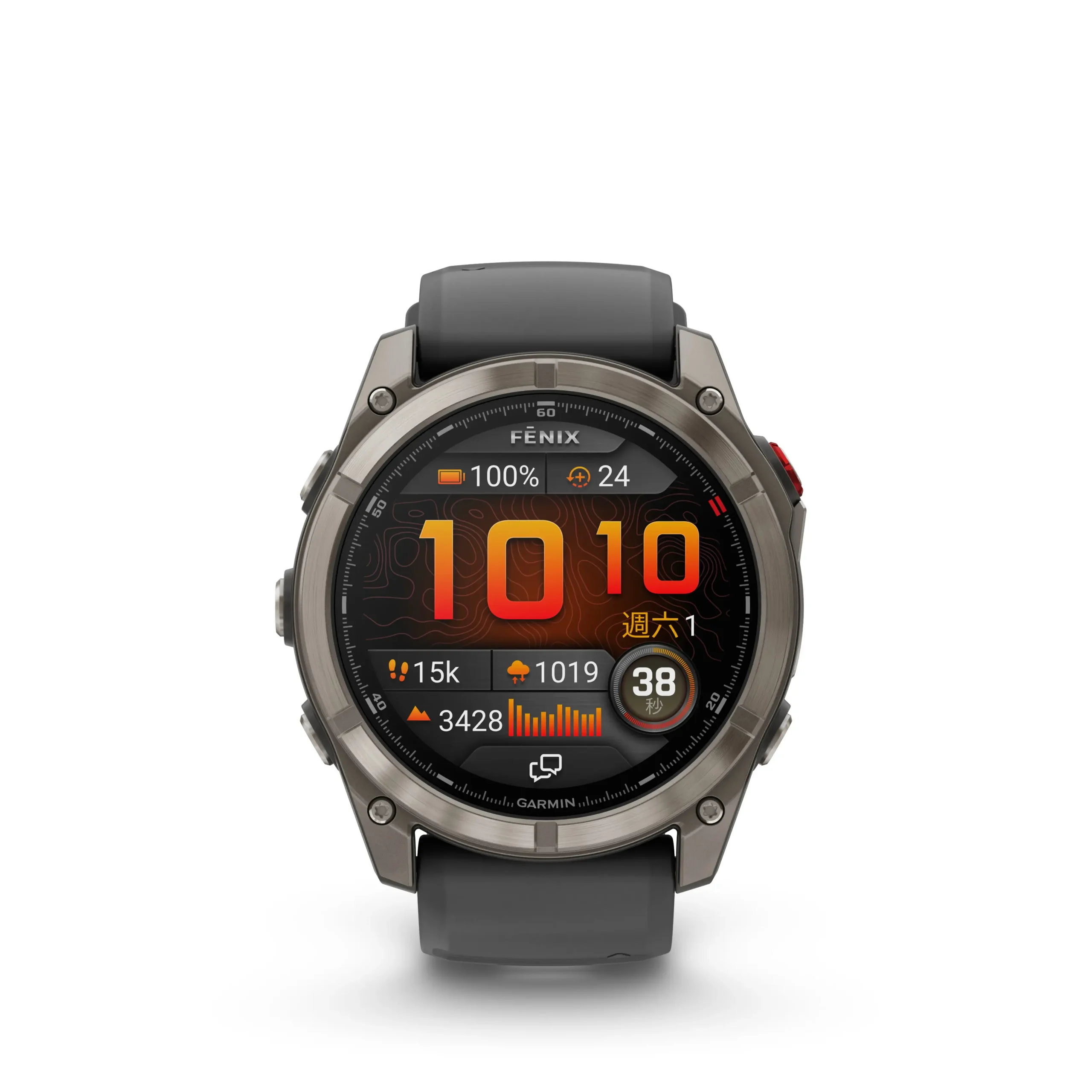 fenix 8 Pro AMOLED1 scaled Garmin fēnix 8 Pro 系列登場:全球首款 MicroLED 智慧錶,支援 inReach 衛星通訊 fenix 8 Pro AMOLED1 scaled