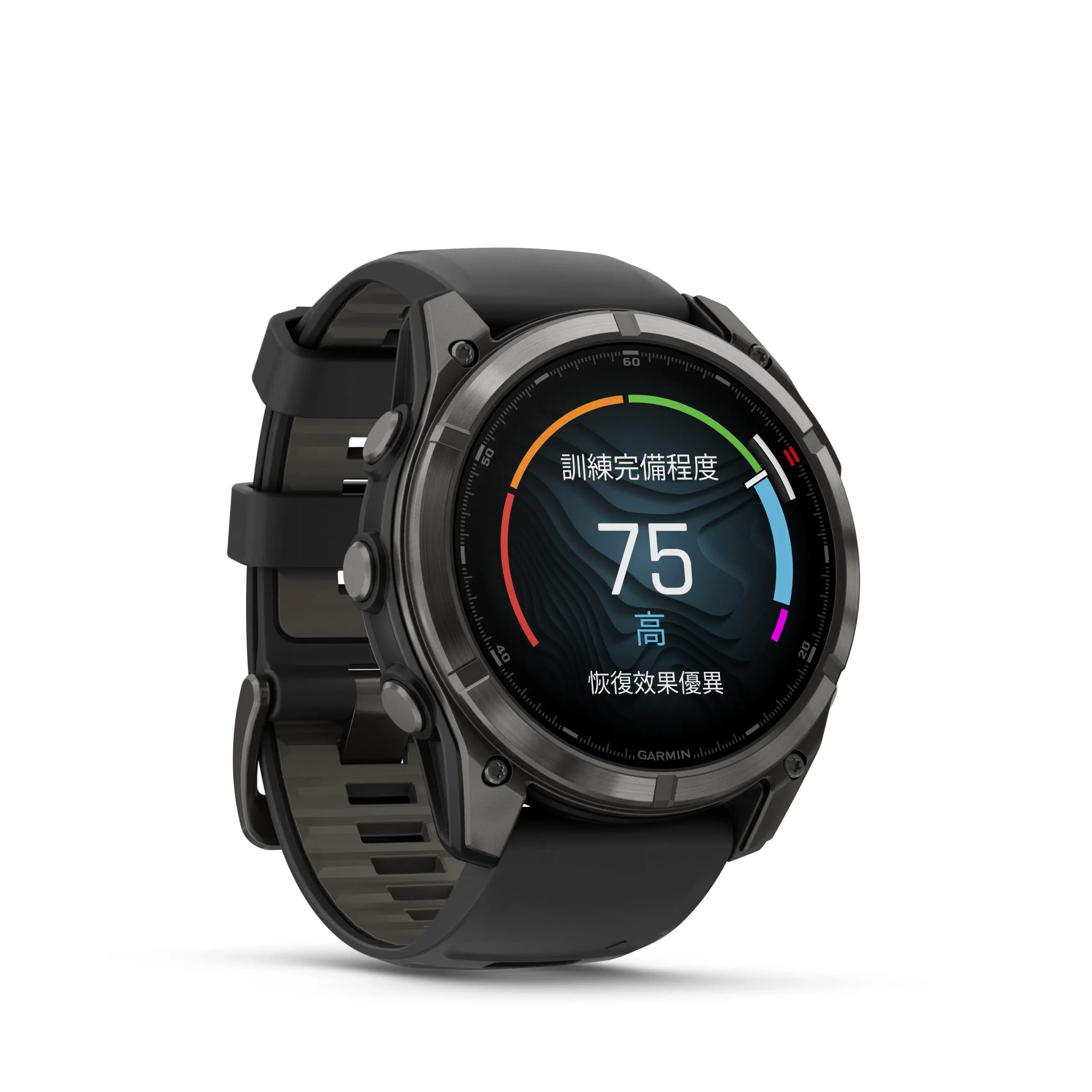 fenix 8 Pro MicroLED2 scaled Garmin fēnix 8 Pro 系列登場:全球首款 MicroLED 智慧錶,支援 inReach 衛星通訊 fenix 8 Pro MicroLED2 scaled