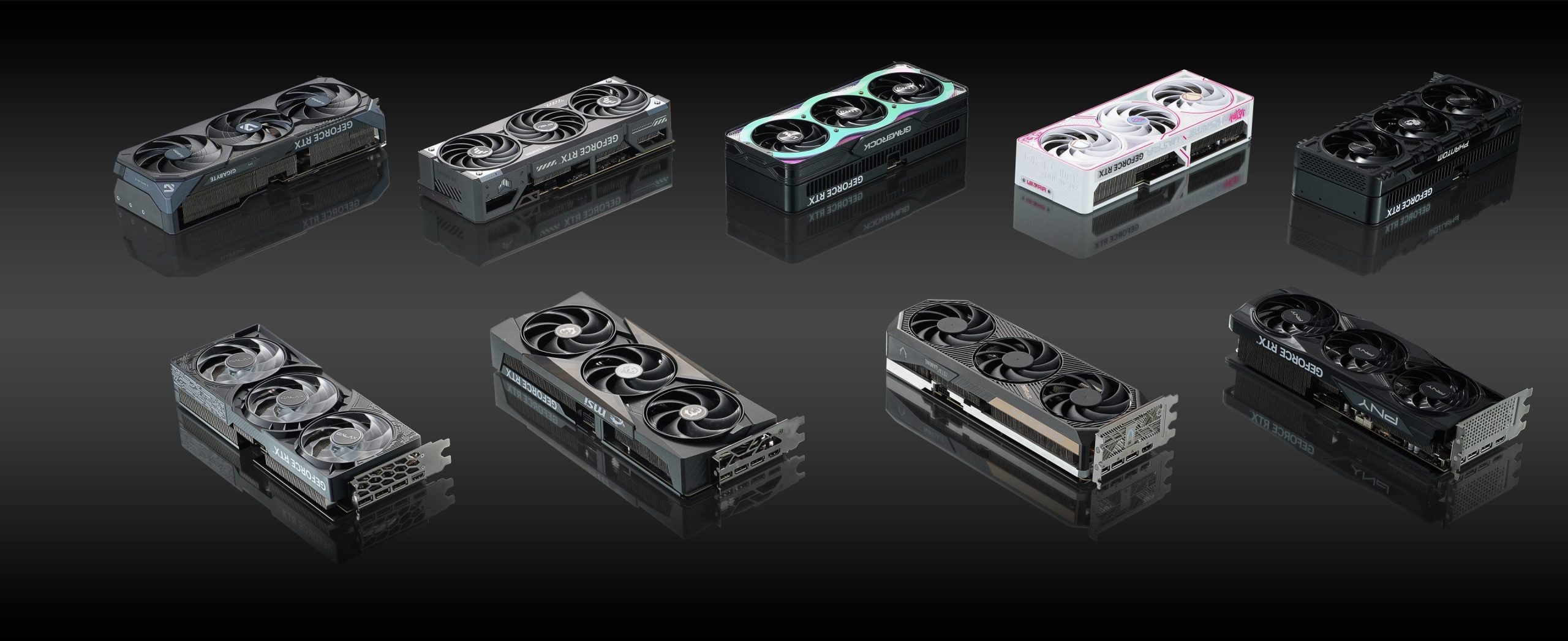 Reddit 網友加工了 NVIDIA 50 vs 40 系列跑分圖：該換還是再等？ geforce rtx 5070 ti partner cards scaled