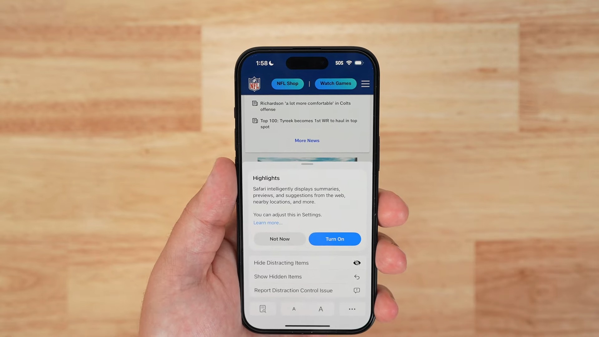 iOS 18 Beta 5 New Distraction Control Feature is AMAZING 0 58 screenshot 蘋果新功能「Distraction Control」是 Safari 版的 AD Block? iOS 18 Beta 5 New Distraction Control Feature is AMAZING 0 58 screenshot