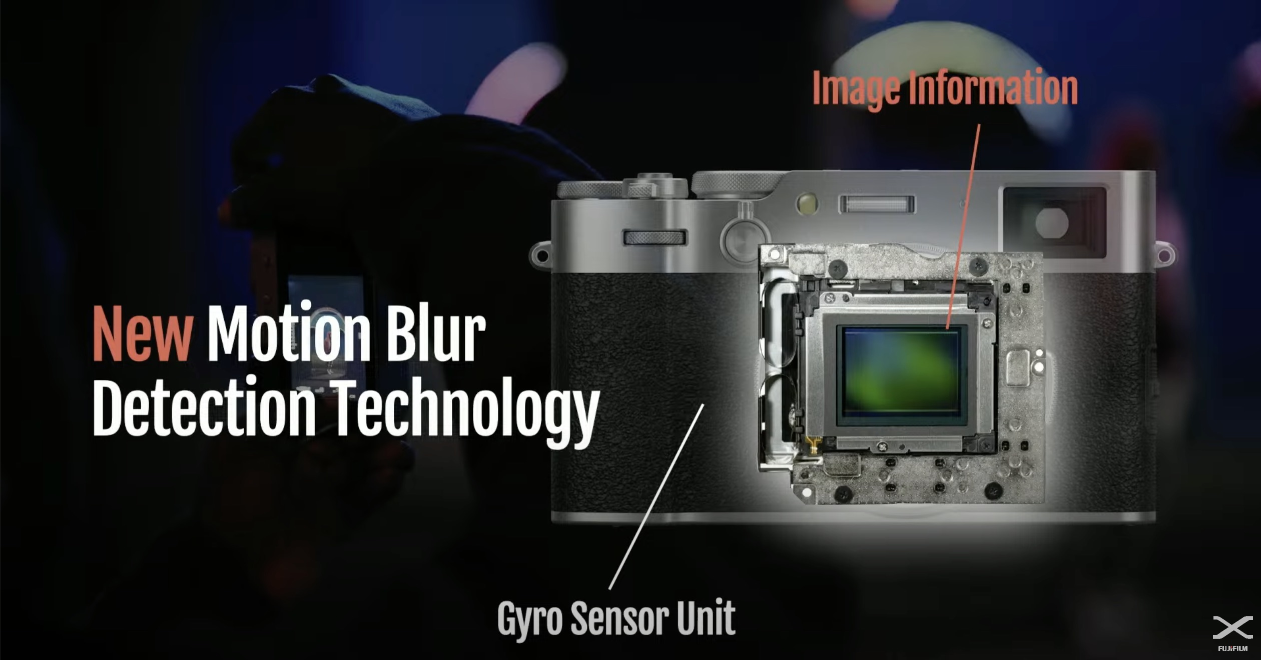 富士 Fujifilm 於 X Summit TOKYO 2024 發表新相機 X100VI motion blur detect