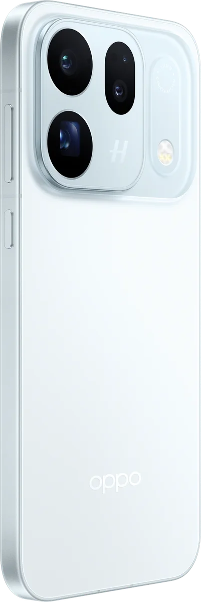 OPPO Find X10 冰川藍 左45度背