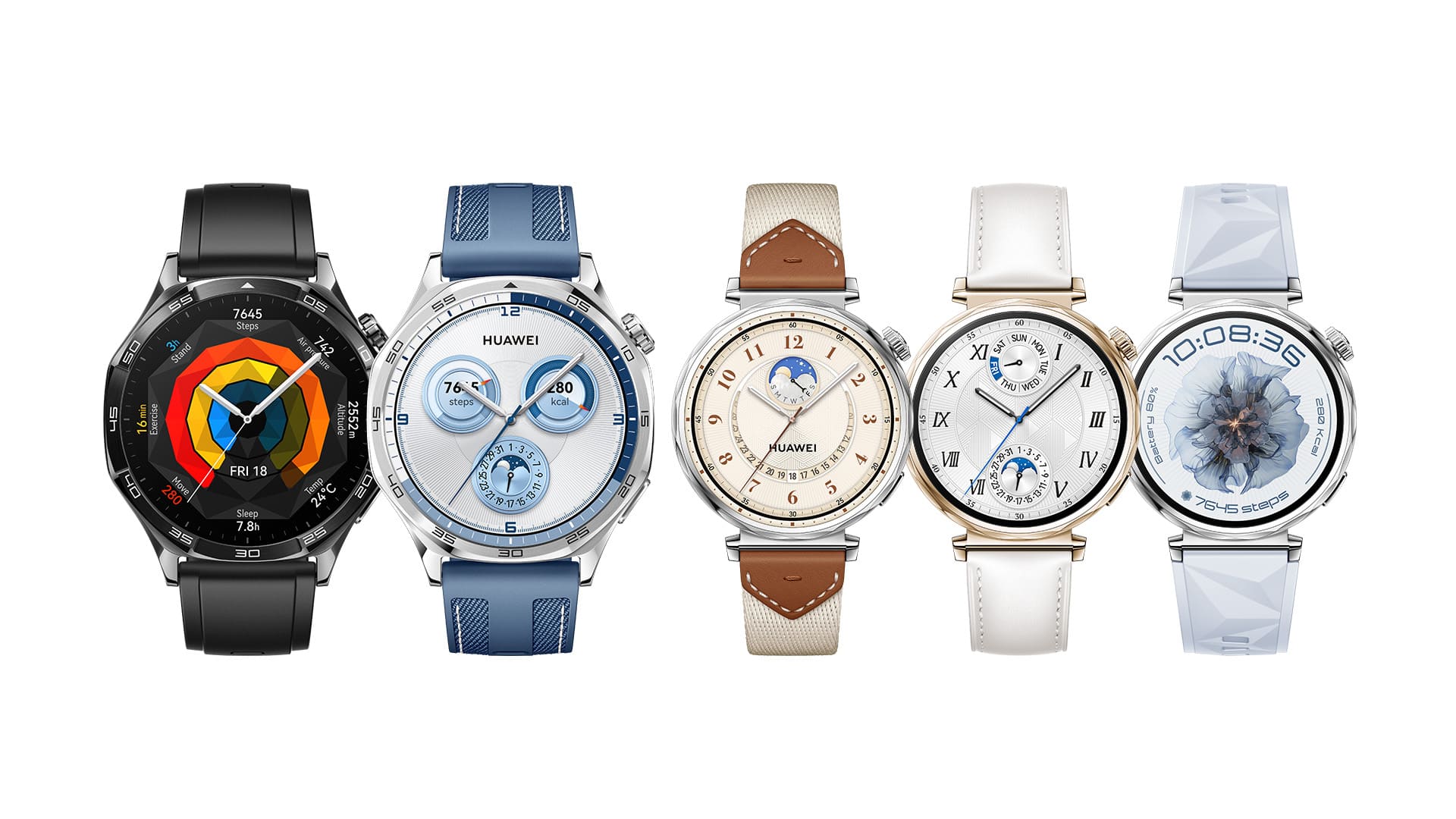HUAWEI 智慧手錶新品 Watch GT 5、GT 5 Pro、Ultimate 新色登台 【HUAWEI發稿照】 HUAWEI WATCH GT 5 產品圖 全 2