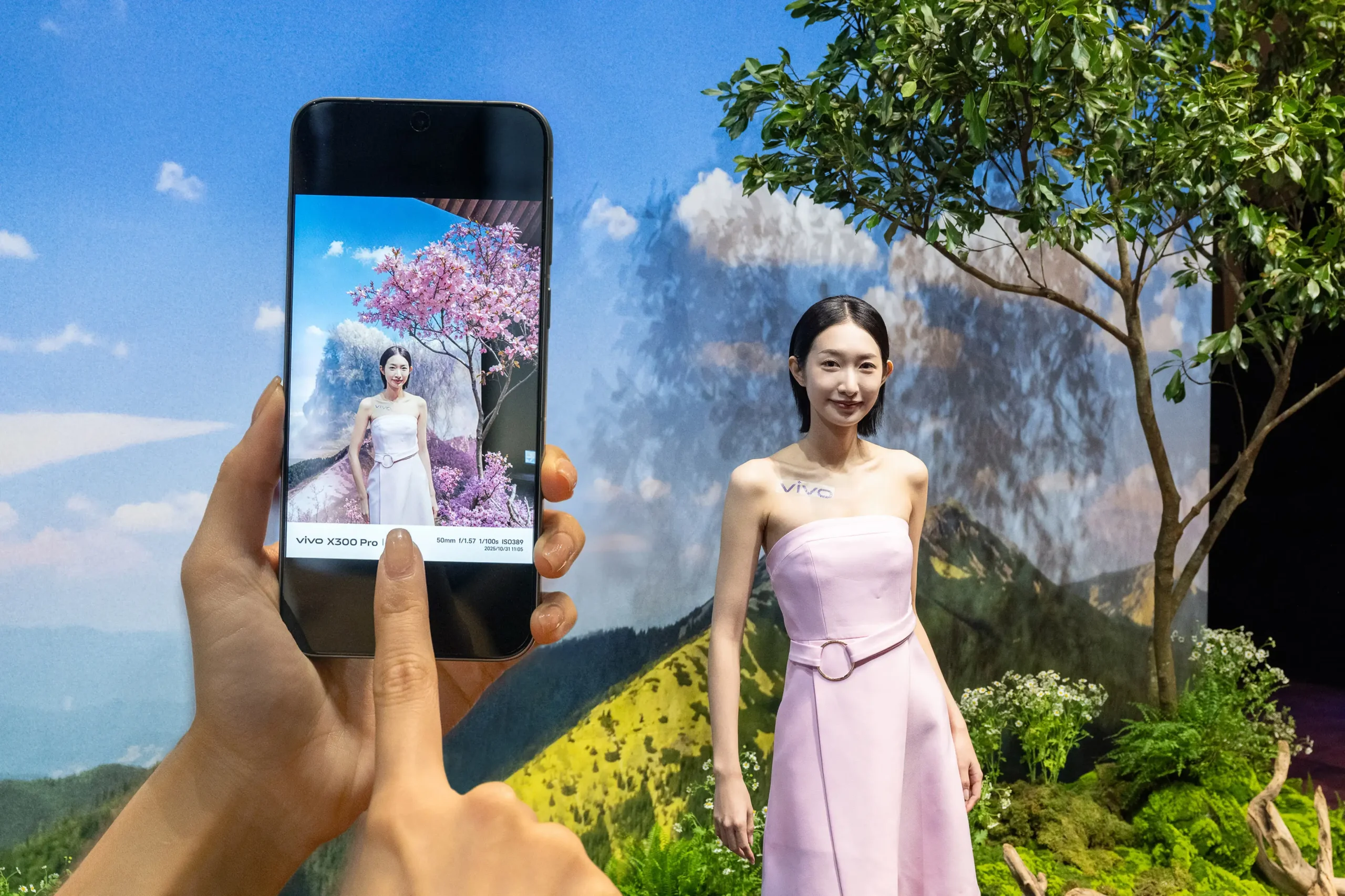 vivo X300 Pro / X300 台灣上市懶人包，最低入手只要千元 【vivo新聞照片10】全新AI風景大師運用AIGC生成技術，突破天候與光線限制，讓拍攝不再受時空束縛。 scaled