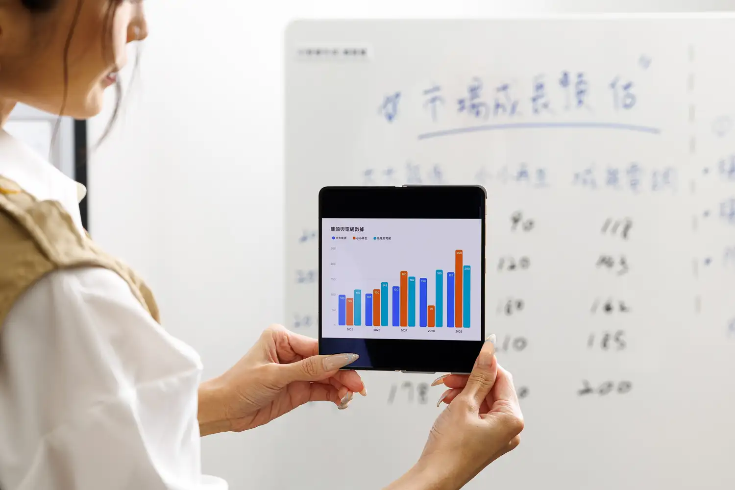 OPPO Find N6 台灣上市！2 億畫素哈蘇鏡頭＋無感摺痕，預購最高回饋近 5.5 萬 【圖5】OPPO Find N6 加入全新「 AI 智繪生成」功能——「繪圖表」可將手繪草圖或文字轉為視覺化且可編輯的文件