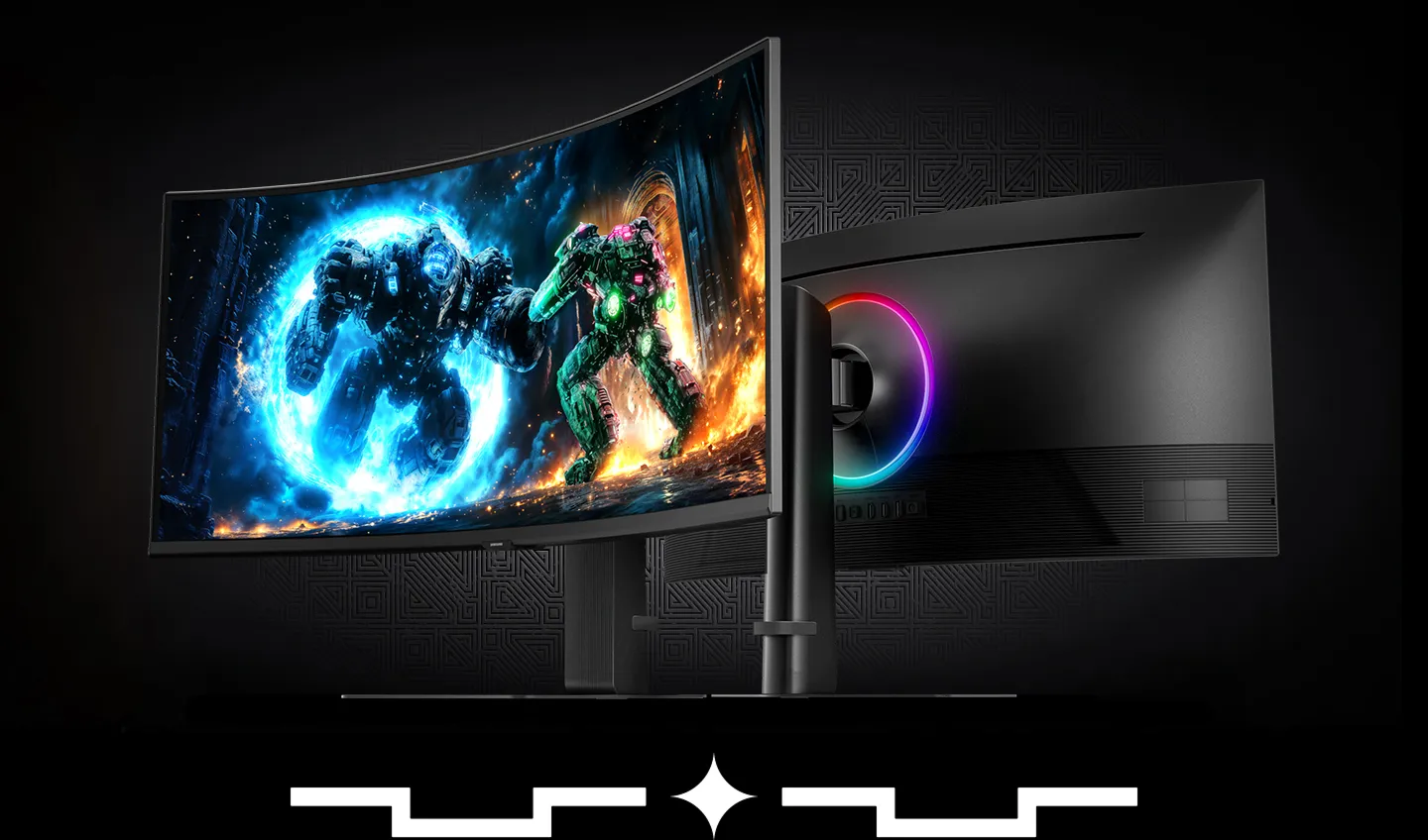 【新聞圖片1】三星Odyssey G7曲面電競顯示器G75F 40吋 三星 Odyssey G75F 電競顯示器登場!37 吋 16:9 UHD 與 40 吋 21:9 WUHD 超沉浸新選擇 【新聞圖片1】三星Odyssey G7曲面電競顯示器G75F 40吋