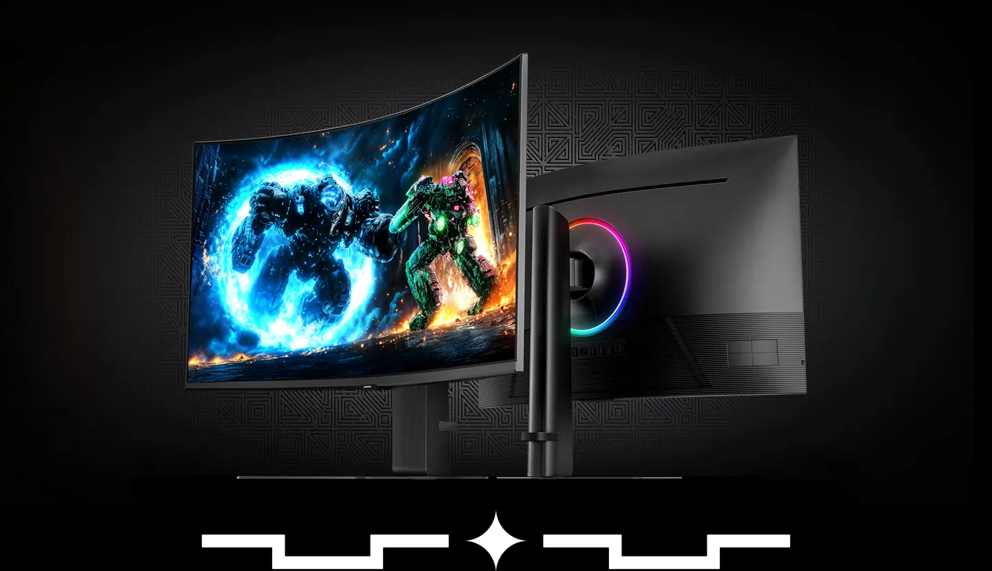 【新聞圖片2】三星Odyssey G7曲面電競顯示器G75F 37吋 三星 Odyssey G75F 電競顯示器登場!37 吋 16:9 UHD 與 40 吋 21:9 WUHD 超沉浸新選擇 【新聞圖片2】三星Odyssey G7曲面電競顯示器G75F 37吋