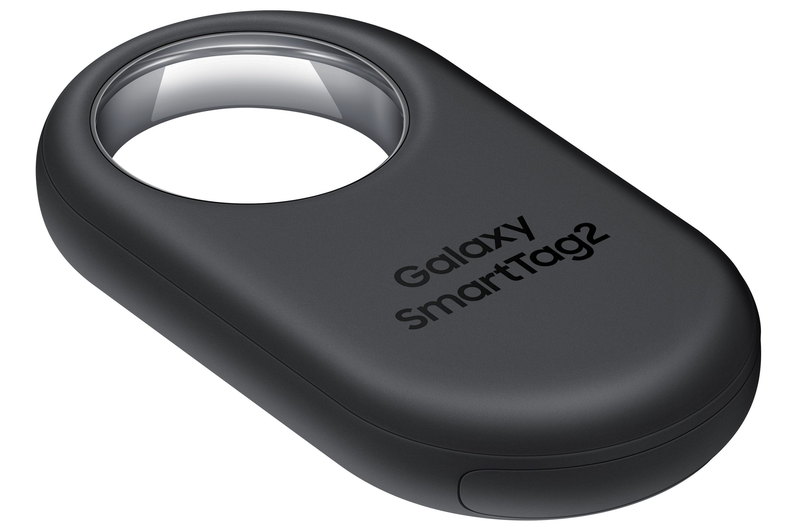 【新聞】三星發表 Galaxy SmartTag2：內外都有「大」升級 【新聞圖片3】Galaxy SmartTag2 黑色 側視 scaled