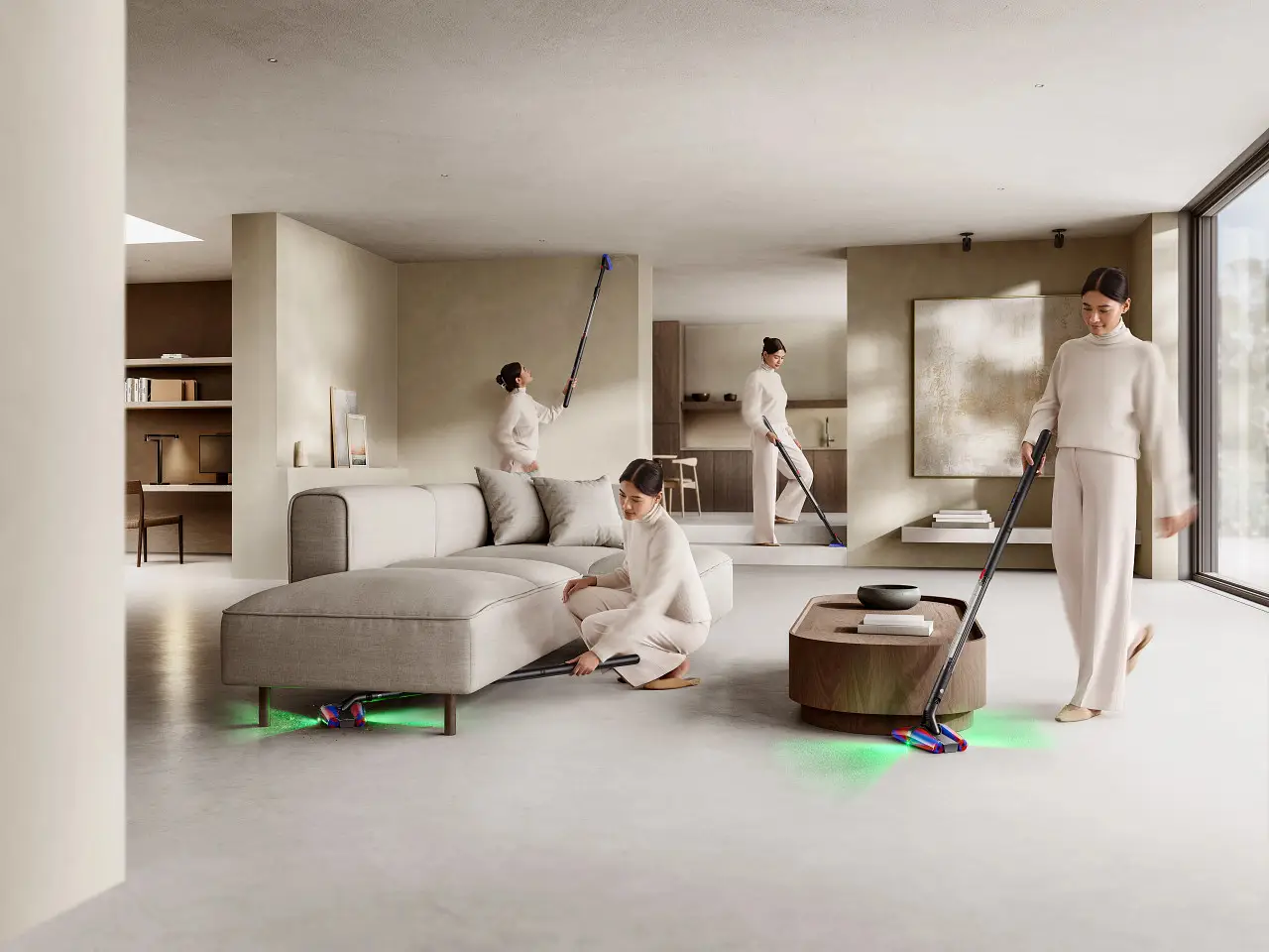 年節大掃除必備！Dyson 洗地機與乾濕吸塵全系列解析 【新聞圖片4 2】Dyson PencilVac™ Fluffycones鉛筆吸塵器，搭配多元吸頭配置，靈活滿足不同居家清潔需求。