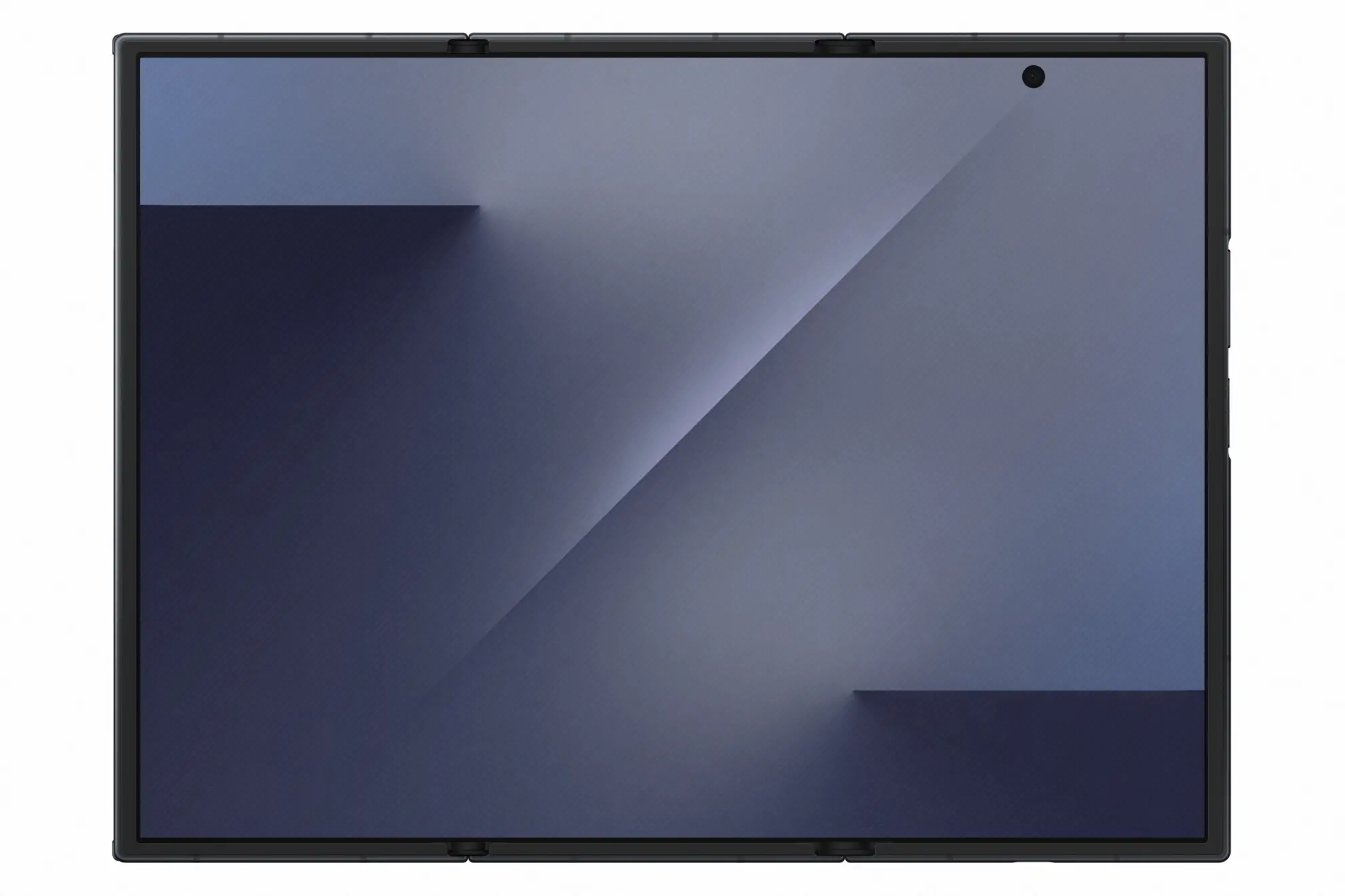 10 吋螢幕放進口袋？三星三摺疊手機 Galaxy Z TriFold 將在台上市 【新聞圖片4】Galaxy Z TriFold瀚夜黑 正面