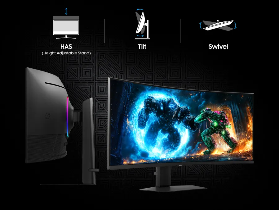 【新聞圖片8】三星Odyssey G7曲面電競顯示器G75F 40吋 三星 Odyssey G75F 電競顯示器登場!37 吋 16:9 UHD 與 40 吋 21:9 WUHD 超沉浸新選擇 【新聞圖片8】三星Odyssey G7曲面電競顯示器G75F 40吋