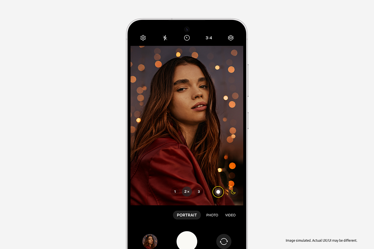 三星 AI 輕旗艦 Galaxy S24 FE 正式在台發表：螢幕電量皆升級 【新聞照片03】超明亮夜幕攝影功能採用AI影像訊號處理，低光環境下呈現明亮純淨的影像