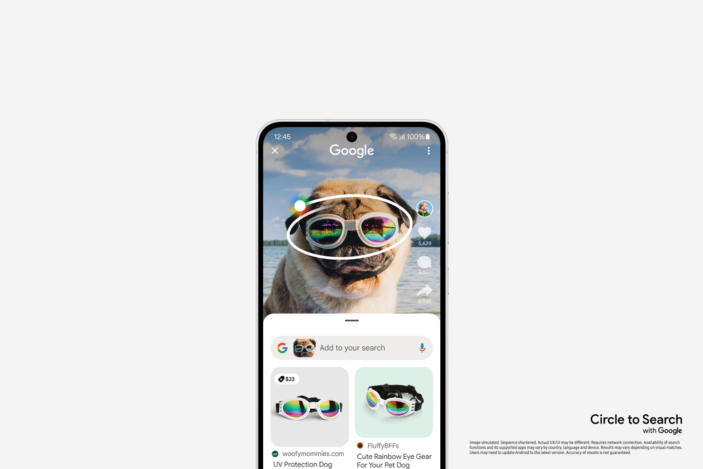 三星 AI 輕旗艦 Galaxy S24 FE 正式在台發表：螢幕電量皆升級 【新聞照片04】搜尋圈為三星用戶最喜愛的Galaxy AI功能，其以革命性的搜尋體驗贏得星粉青睞