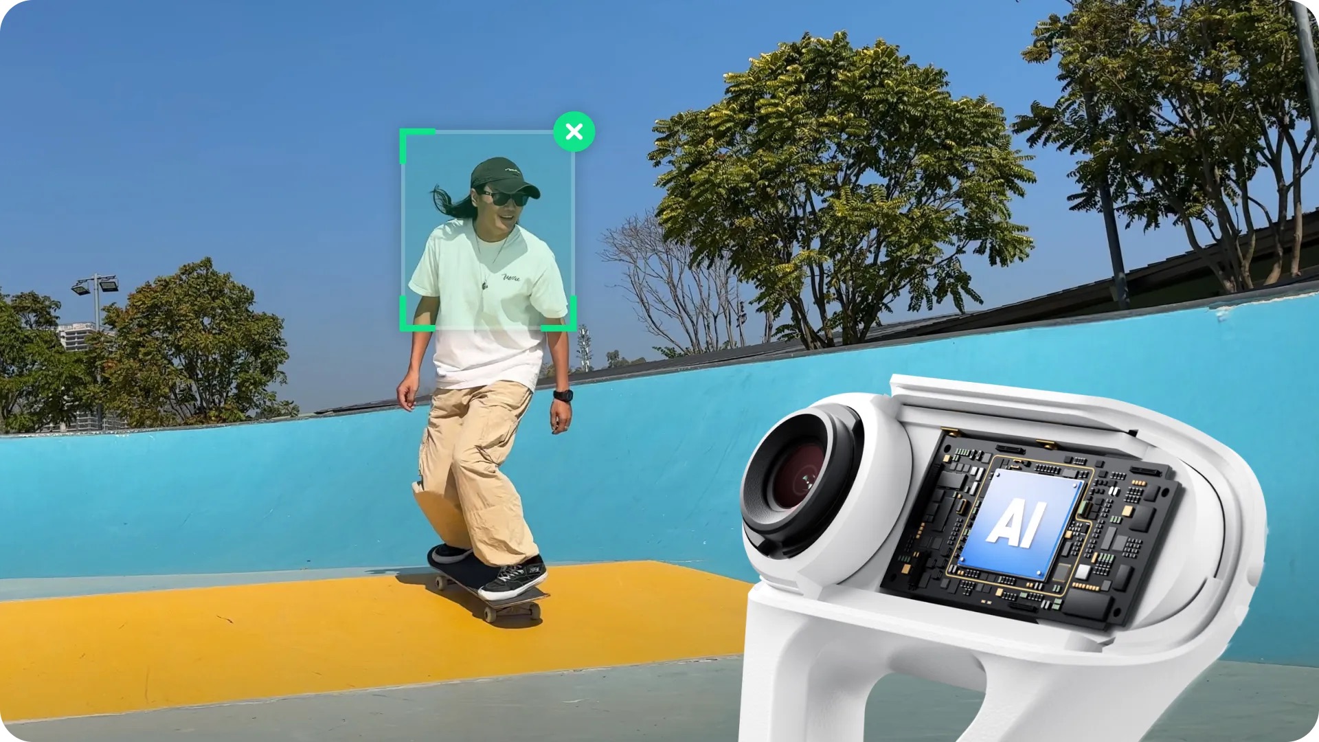 卖点图片1 Android 用戶必買!Insta360 為 Flow 2 Pro 推出全新 AI 追蹤模組 卖点图片1