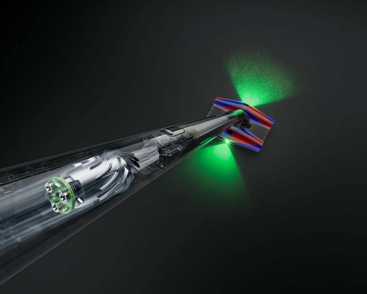 Dyson PencilVac™ Fluffycones 「鉛筆吸塵器」纖巧登台 圖2 1：Dyson PencilVac™ Fluffycones鉛筆吸塵器在直徑僅38毫米的機身中，搭載Dyson迄今最小、最快的馬達，於輕巧外型與強勁清潔效能方面取得完美平衡。