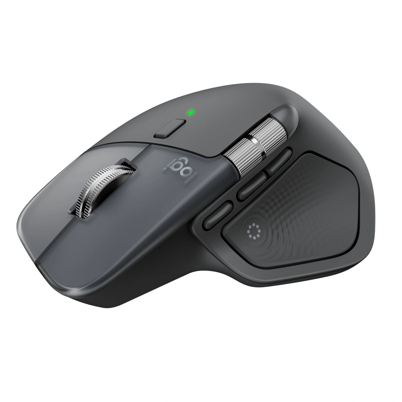 大High Resolution JPG MX Master 4 AMZ Graphite FRONT 3QTR Logitech MX Master 4 無線滑鼠正式登場!AI 快捷、觸覺回饋全面進化 大High Resolution JPG MX Master 4 AMZ Graphite FRONT 3QTR