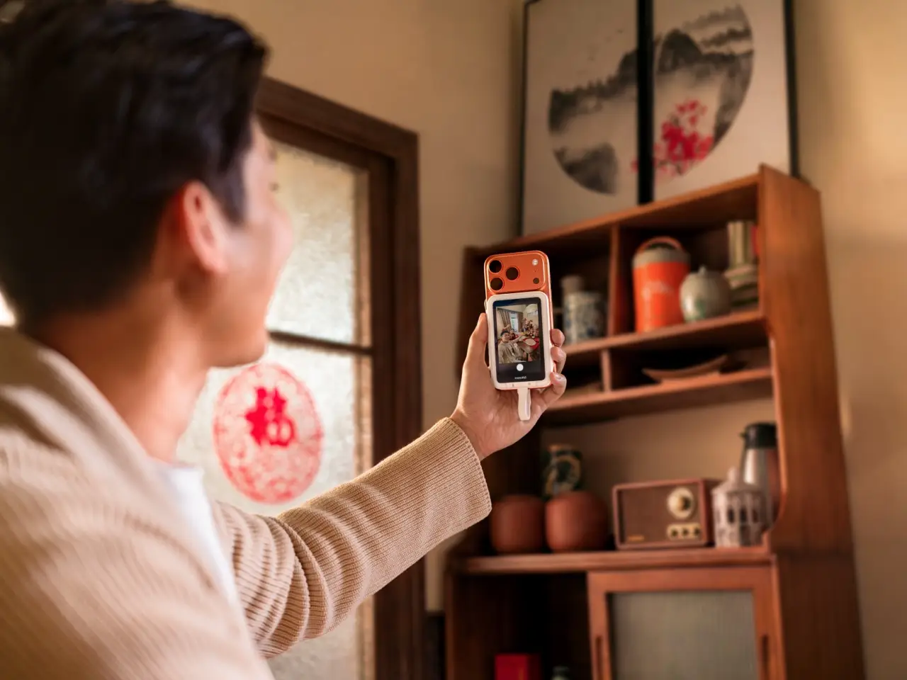 後鏡自拍神器！Insta360 推出 Snap 手機自拍螢幕，還有補光燈版本 大Insta360 Snap Lifestyle Images 24