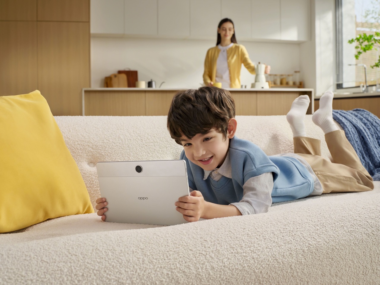 七千有找的抗反光大螢幕平板？OPPO 中階 AI 平板 Pad SE 上市 大OPPO Pad SE加入兒童模式，可指定應用程式範圍、使用時長、密碼權限，塑造安全的上網環境；並智慧調整螢幕亮度，保護孩童視力。