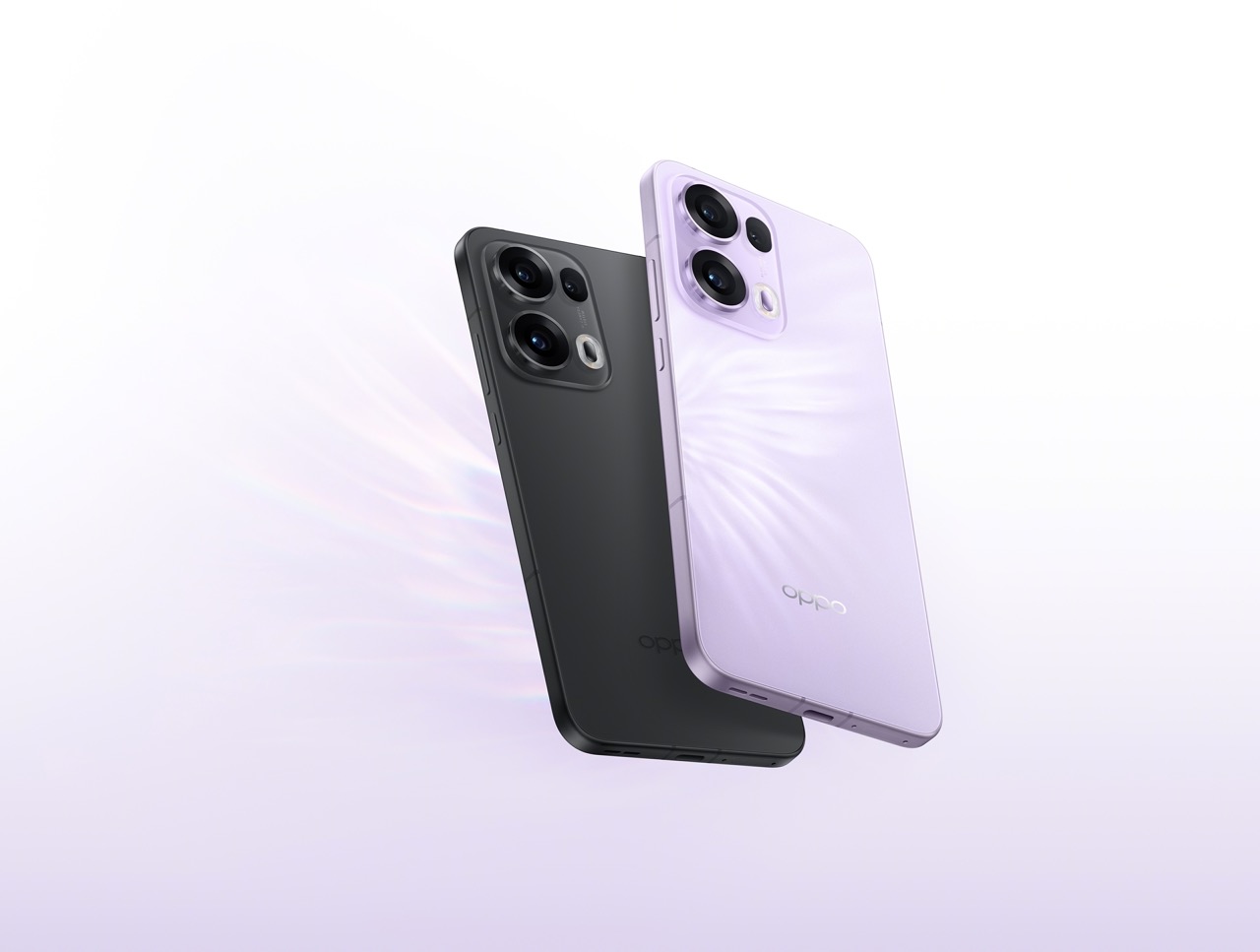 OPPO Reno13 系列國際版在台首發：1/2 上市，怎麼買才划算？ 大OPPO Reno13 Pro提供「薄霧紫」與「石墨灰」兩種顏色