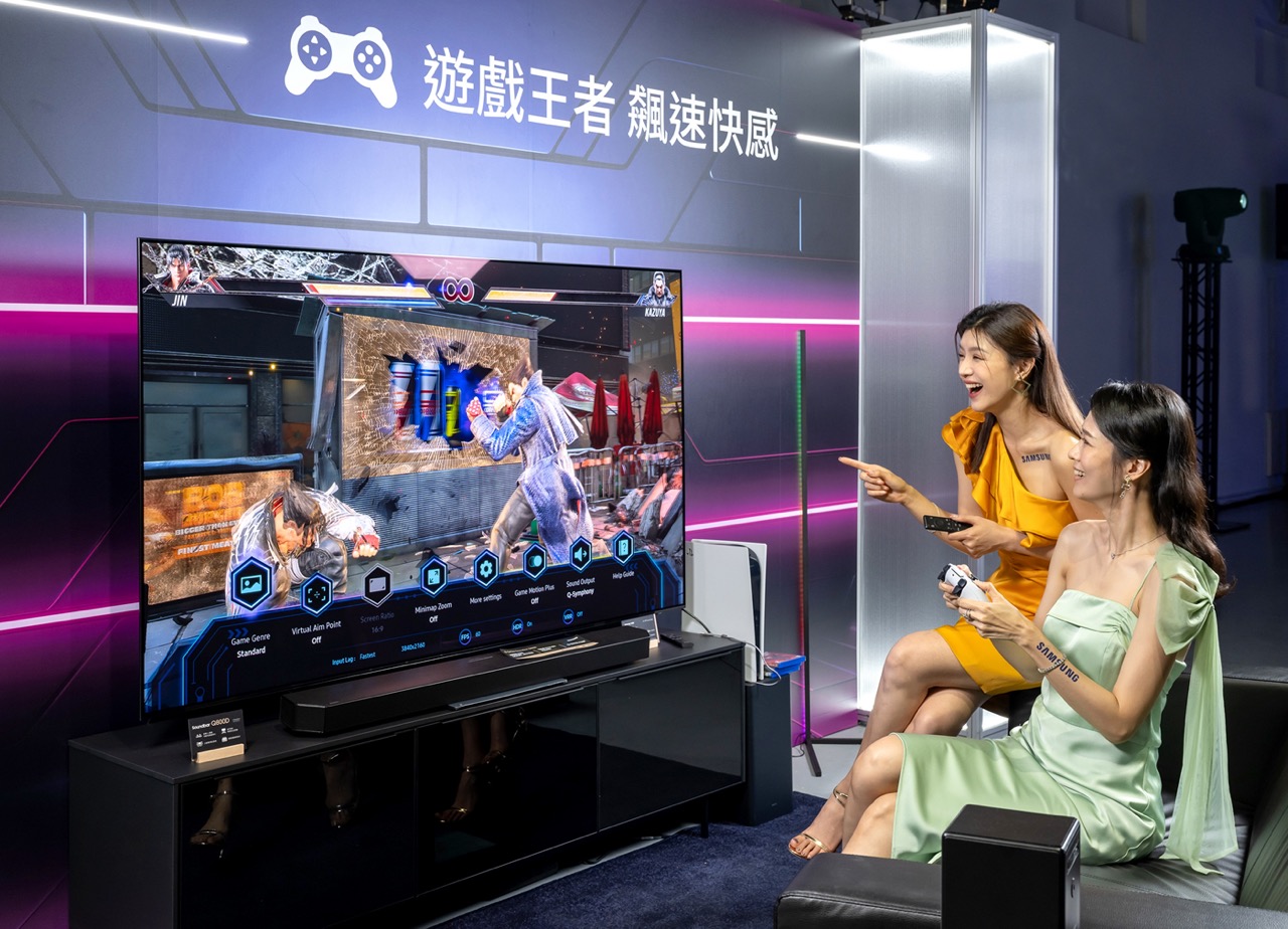 三星 2024 智慧顯示器登台：主打 AI、大尺寸、OLED 抗反光面板 大【新聞照片08】AI遊戲助理可自動辨識遊戲類型，提供適合玩家的設定並快速優化畫質和聲音表現。