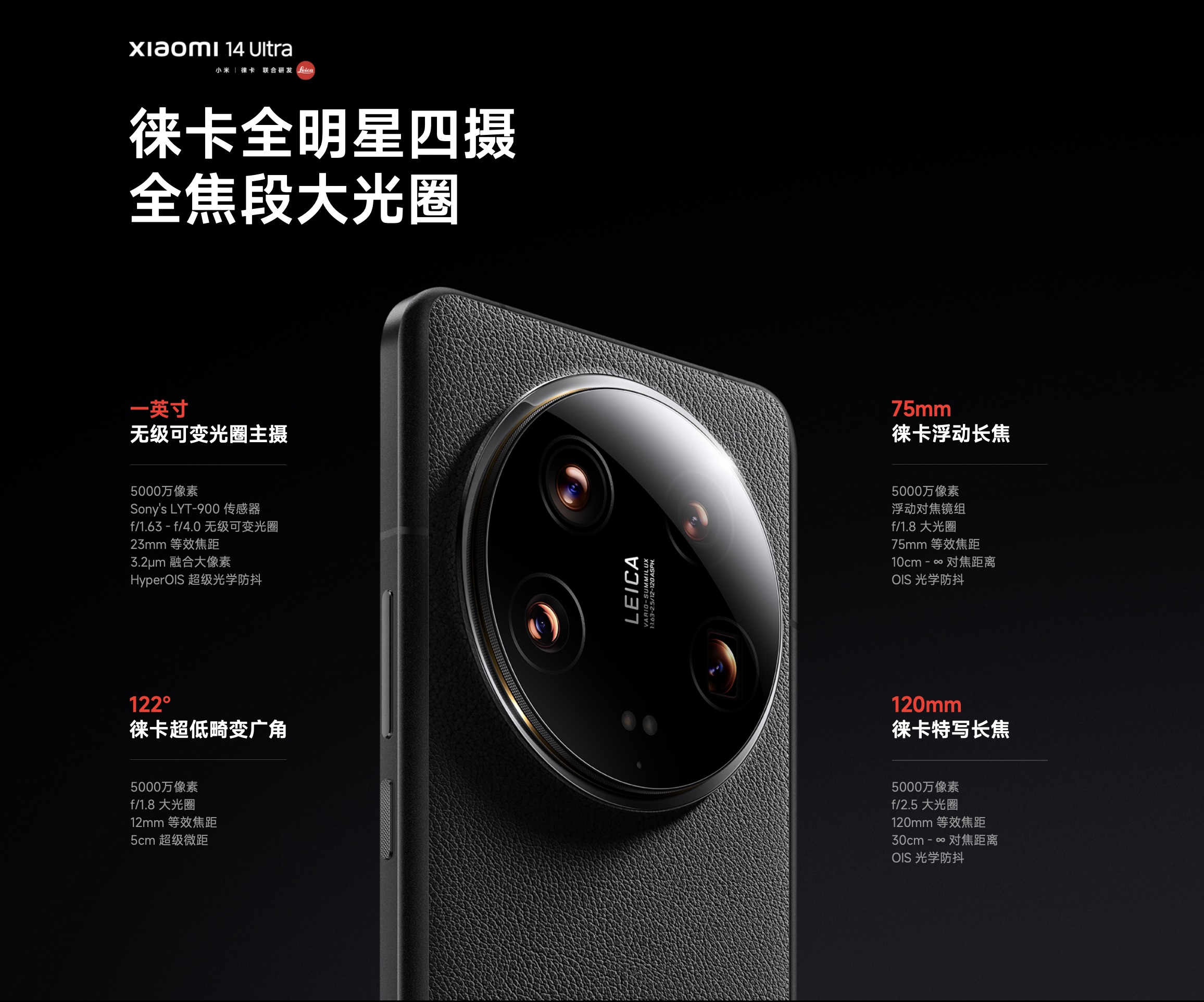 截圖 2024 02 23 下午3.27.25 搭載 1 吋感光元件的小米超大杯 Xiaomi 14 Ultra 於中國發表 截圖 2024 02 23 下午3.27.25